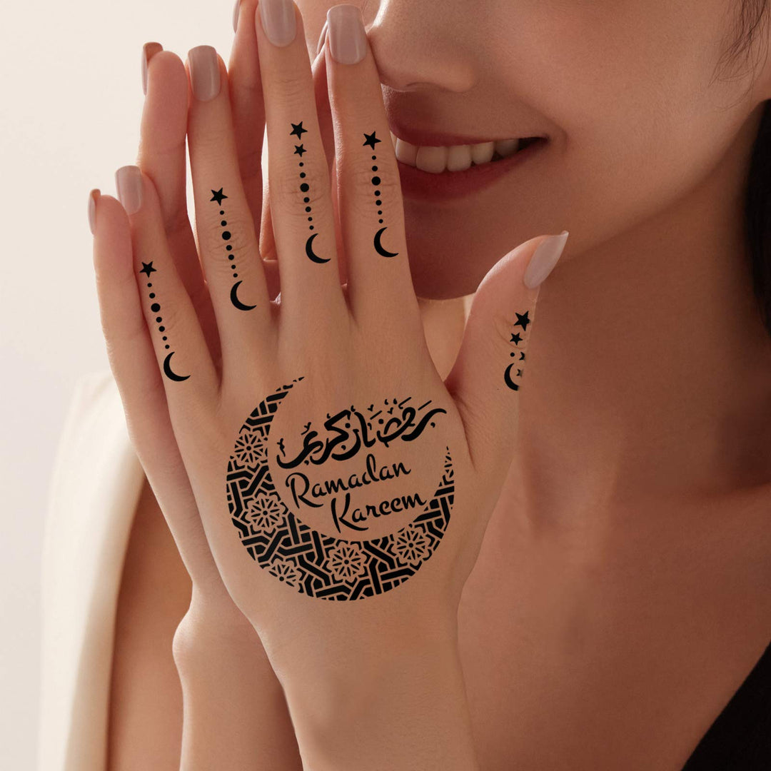 XMASIR Henna Tattoo Stencil Kit, 10 Count