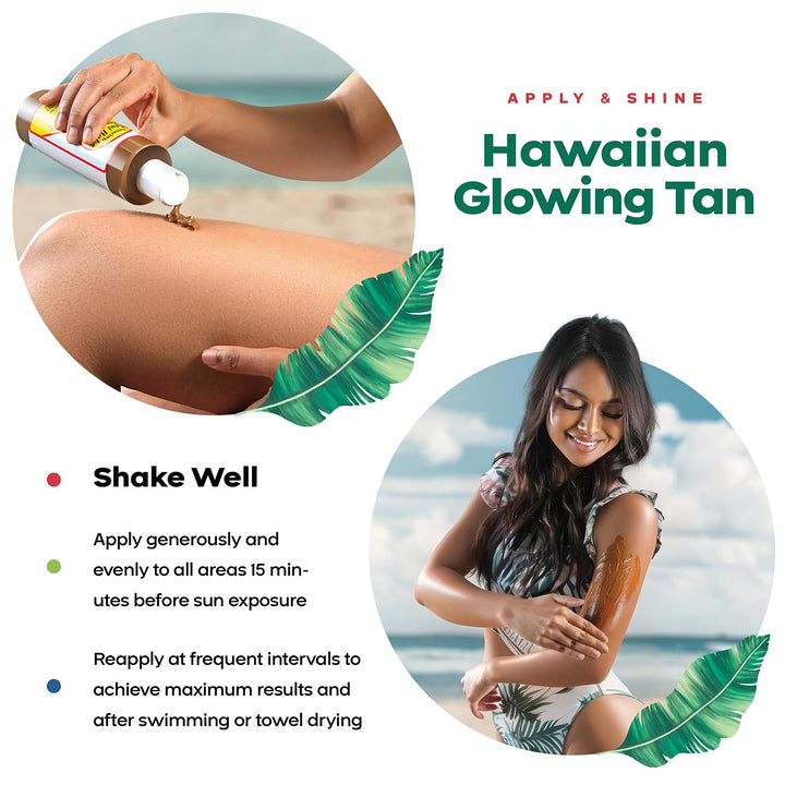 Maui Babe Browning Lotion, All Natural Fast Dark Tan, 8 fl oz