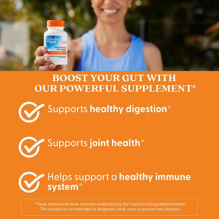 Doctor's BEST Bromelain, 500 mg, 90 Count