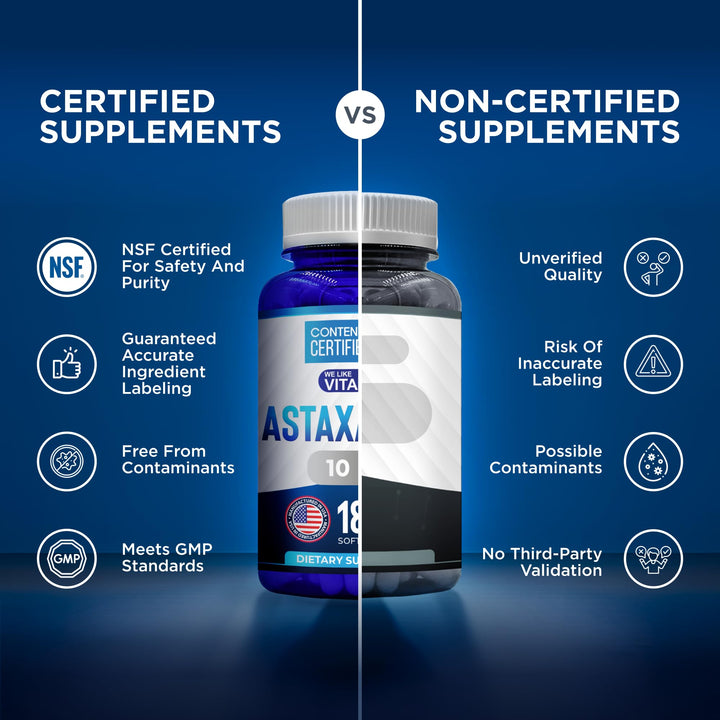 We Like Vitamins Astaxanthin 8 mg Capsules, 180 Count