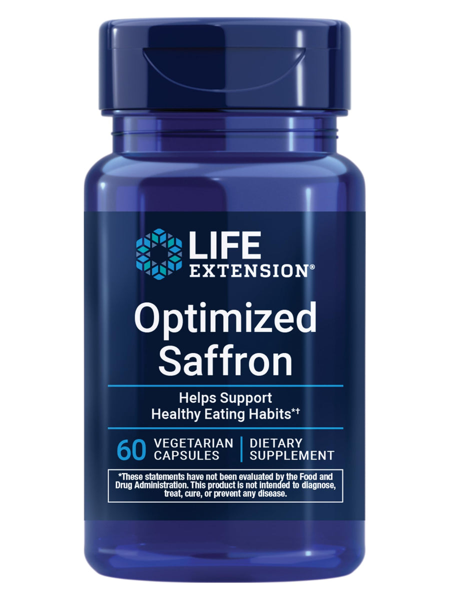 Life Extension Optimized Saffron, 60 Count