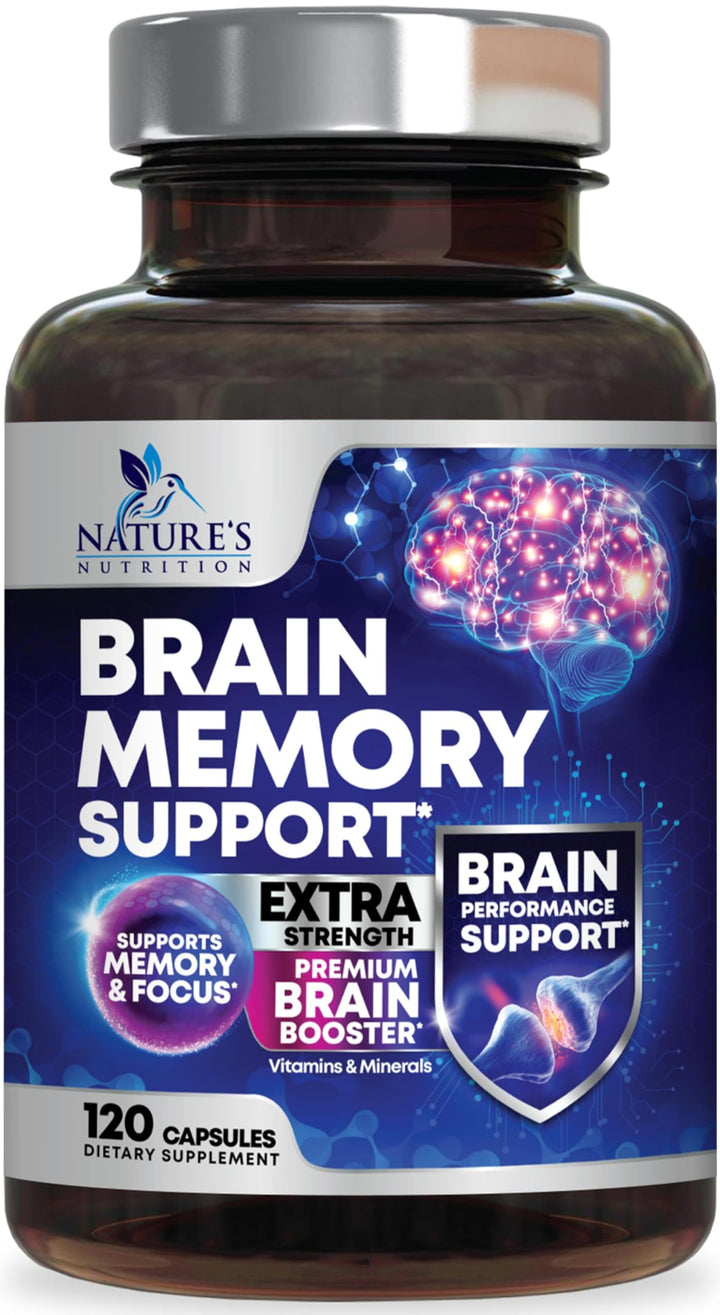 Nature's Nutrition Brain Supplement, 120 Count