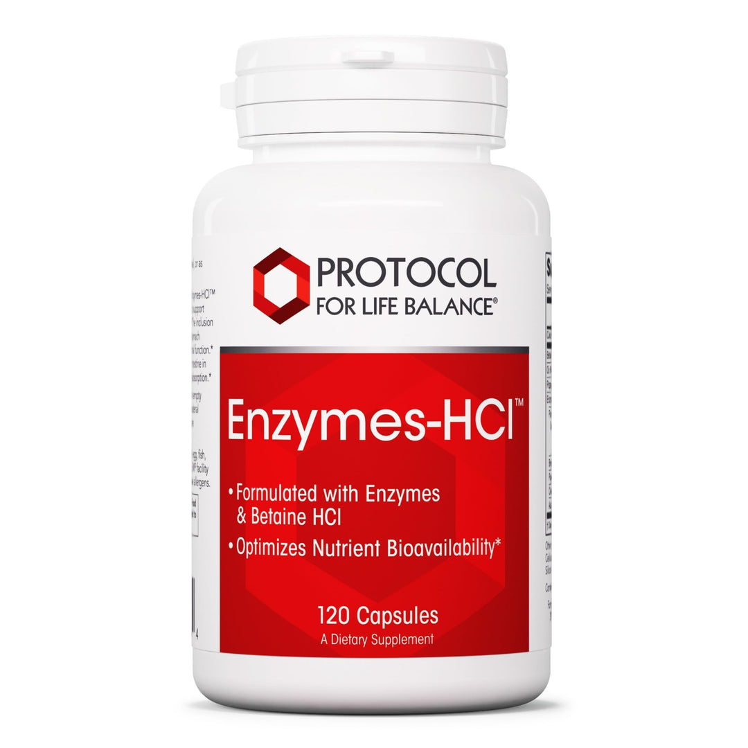Protocol For Life Balance Enzymes-HCl, 120 Count