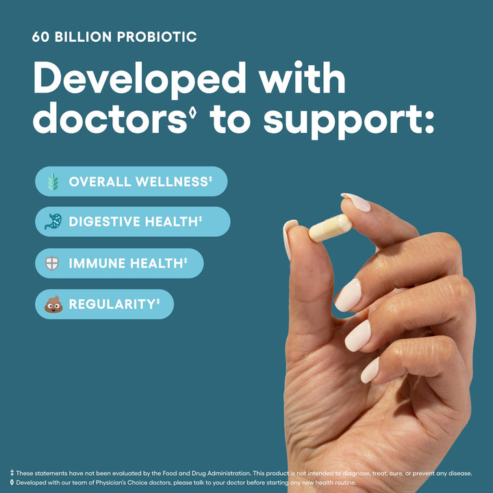 Physician's CHOICE Probiotics 60 Billion CFU, 60 Count