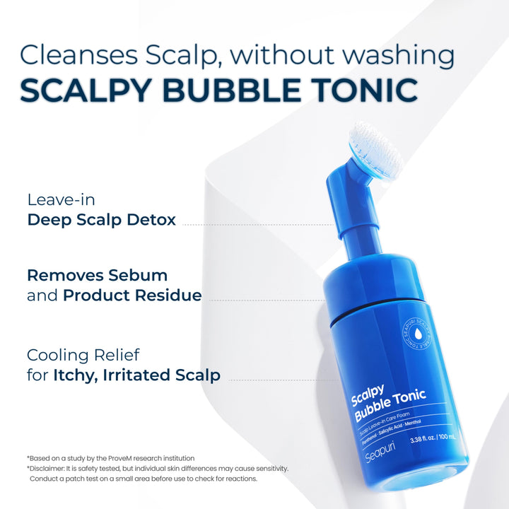 Seapuri Scalpy Bubble Tonic, 1 Count