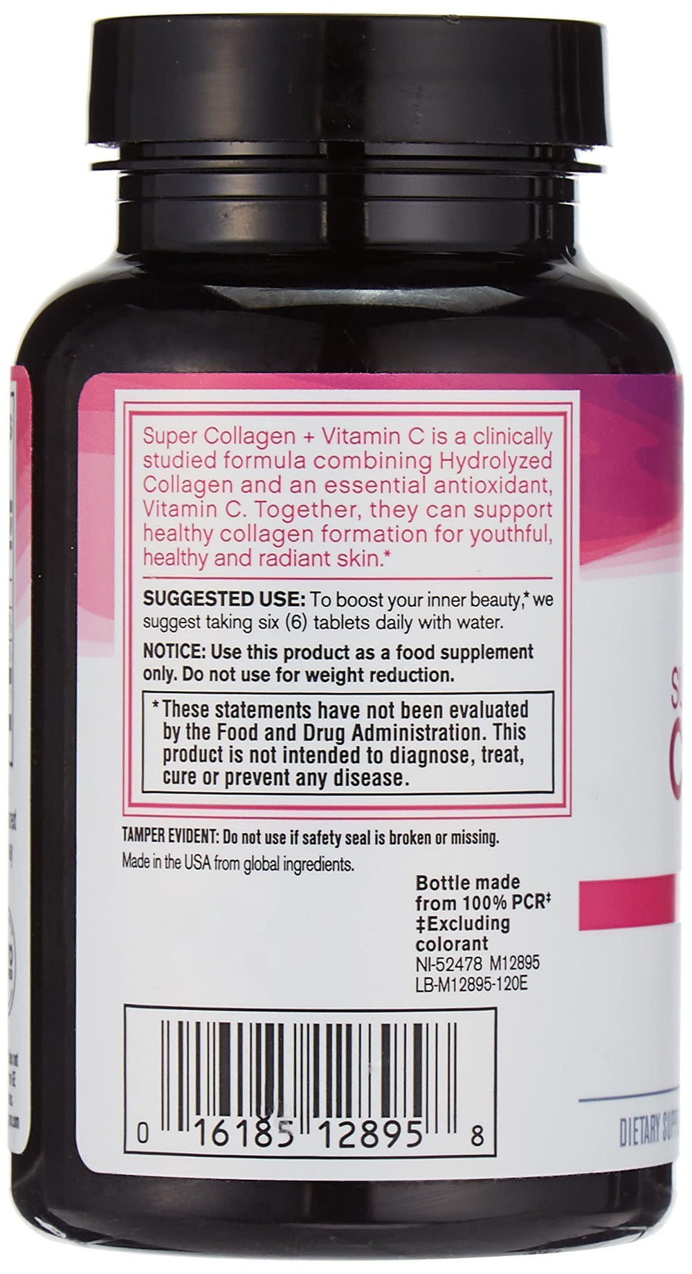 Neocell Super Collagen Plus C Type 1 And 3 Tablets, 6000 mg, 120 Count