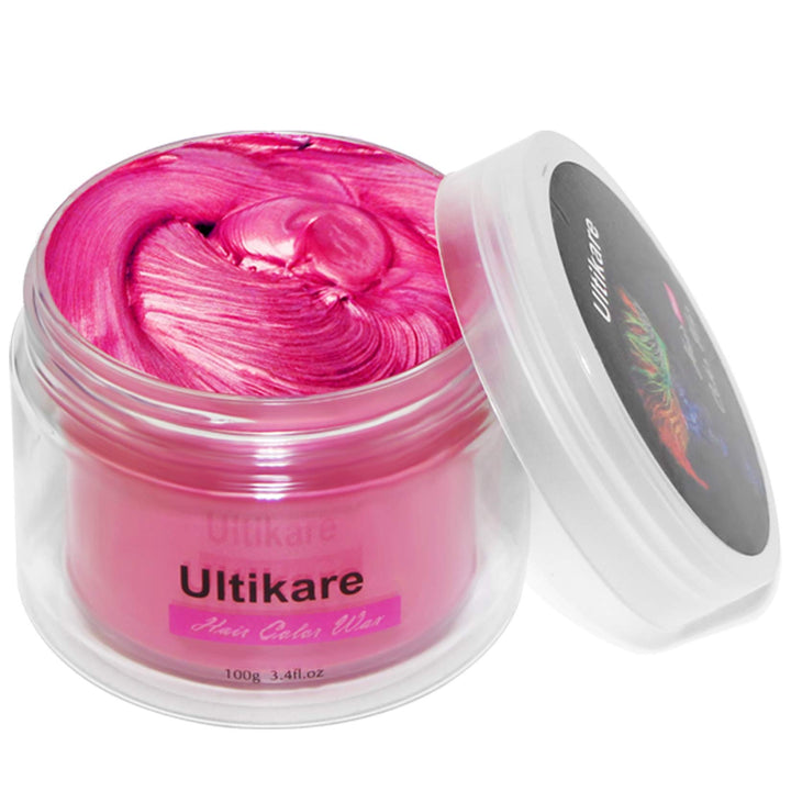Ultikare Temporary Hair Color Wax, Pink, 3.4 oz