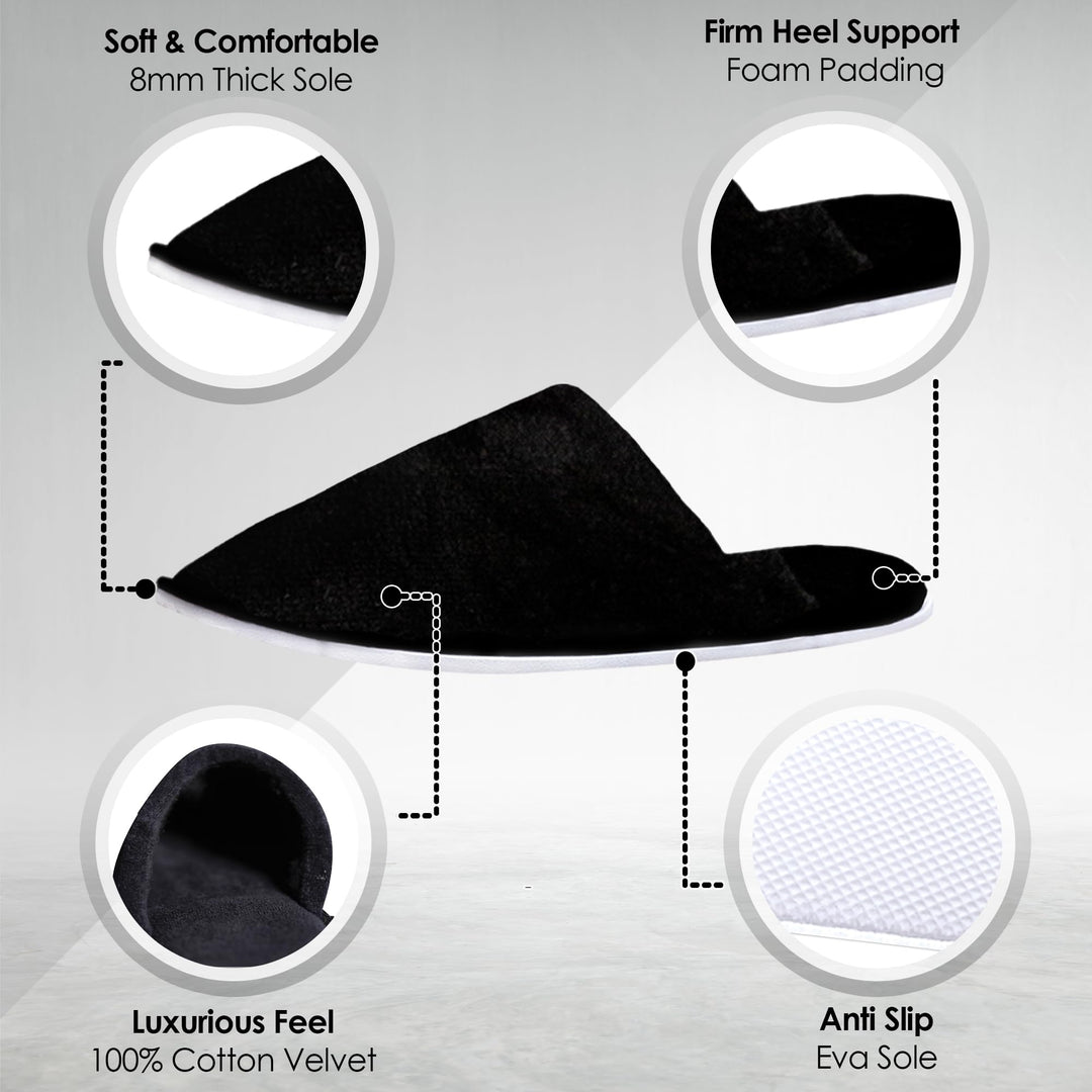 Modlux Spa Slippers, Blue, 12 Count