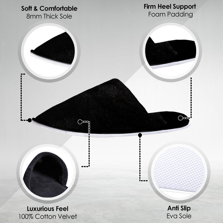 Modlux Spa Slippers, Blue, 12 Count