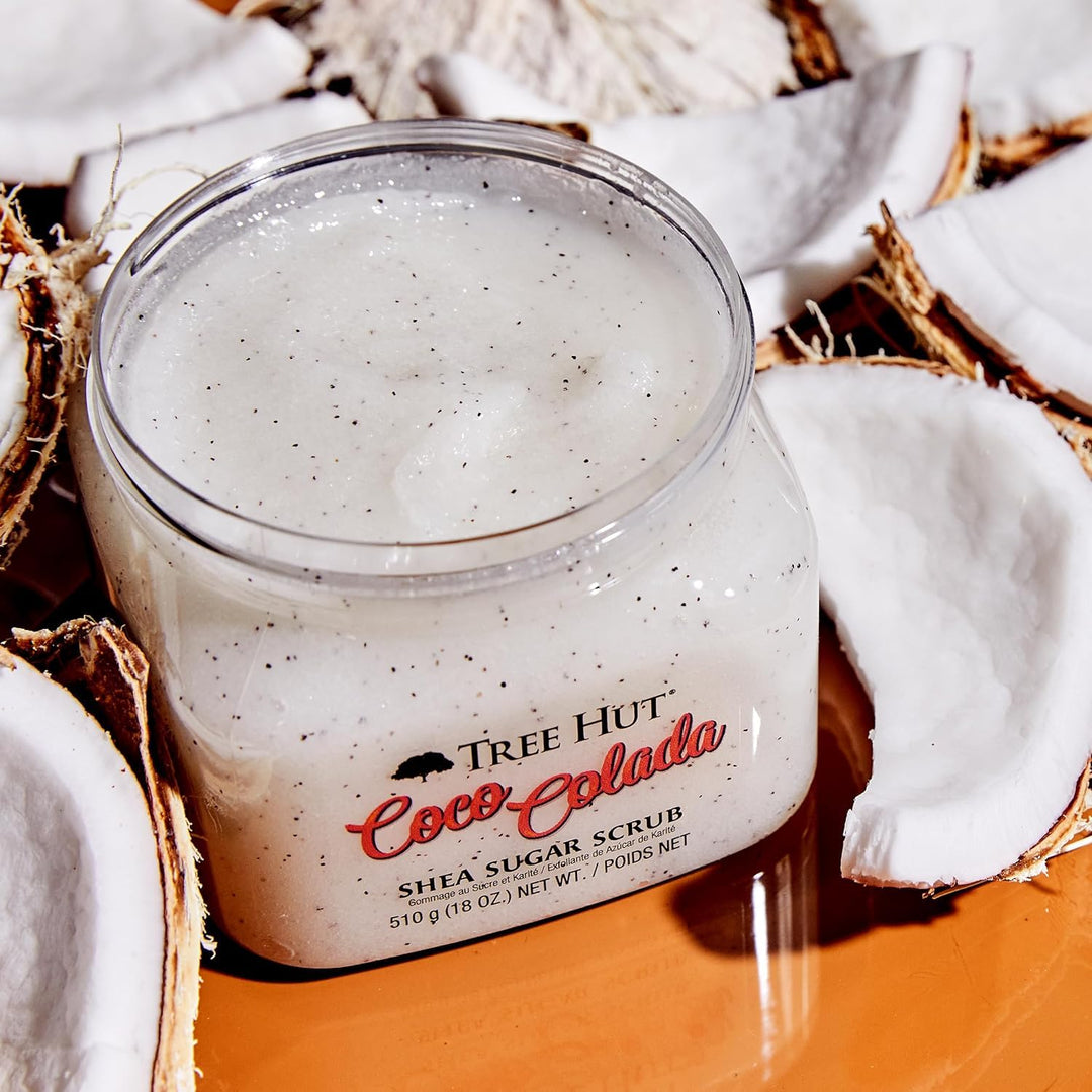 Tree Hut Shea Sugar Scrub, Coco Colada, 18 fl oz