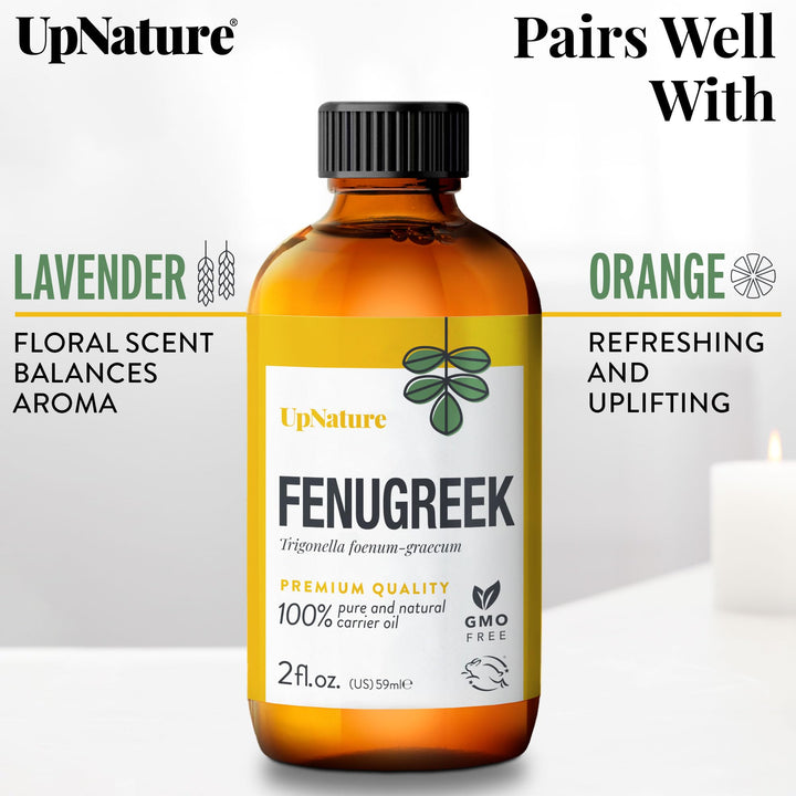 UpNature Fenugreek Seed Oil, 2 fl oz