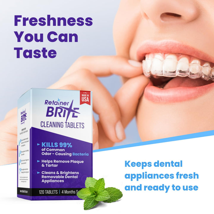 Retainer Brite Cleaning Tablets, 96 Count