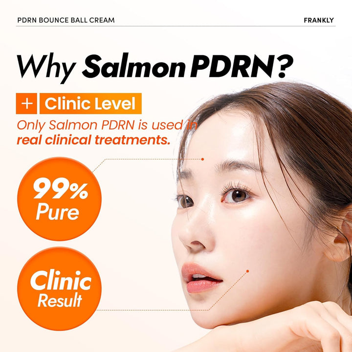 FRANKLY Salmon PDRN Bounce Ball Cream, 1.69 fl oz