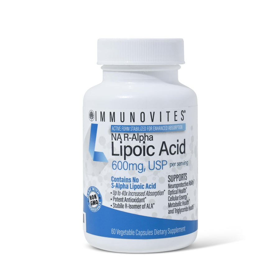IMMUNOVITES R-Alpha Lipoic Acid 600 mg, 1 Bottle