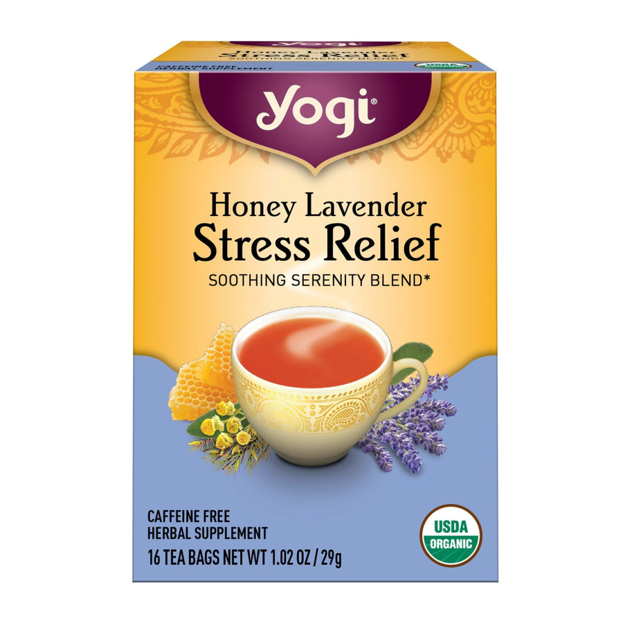 Yogi Honey Lavender Stress Relief Tea, 16 Count