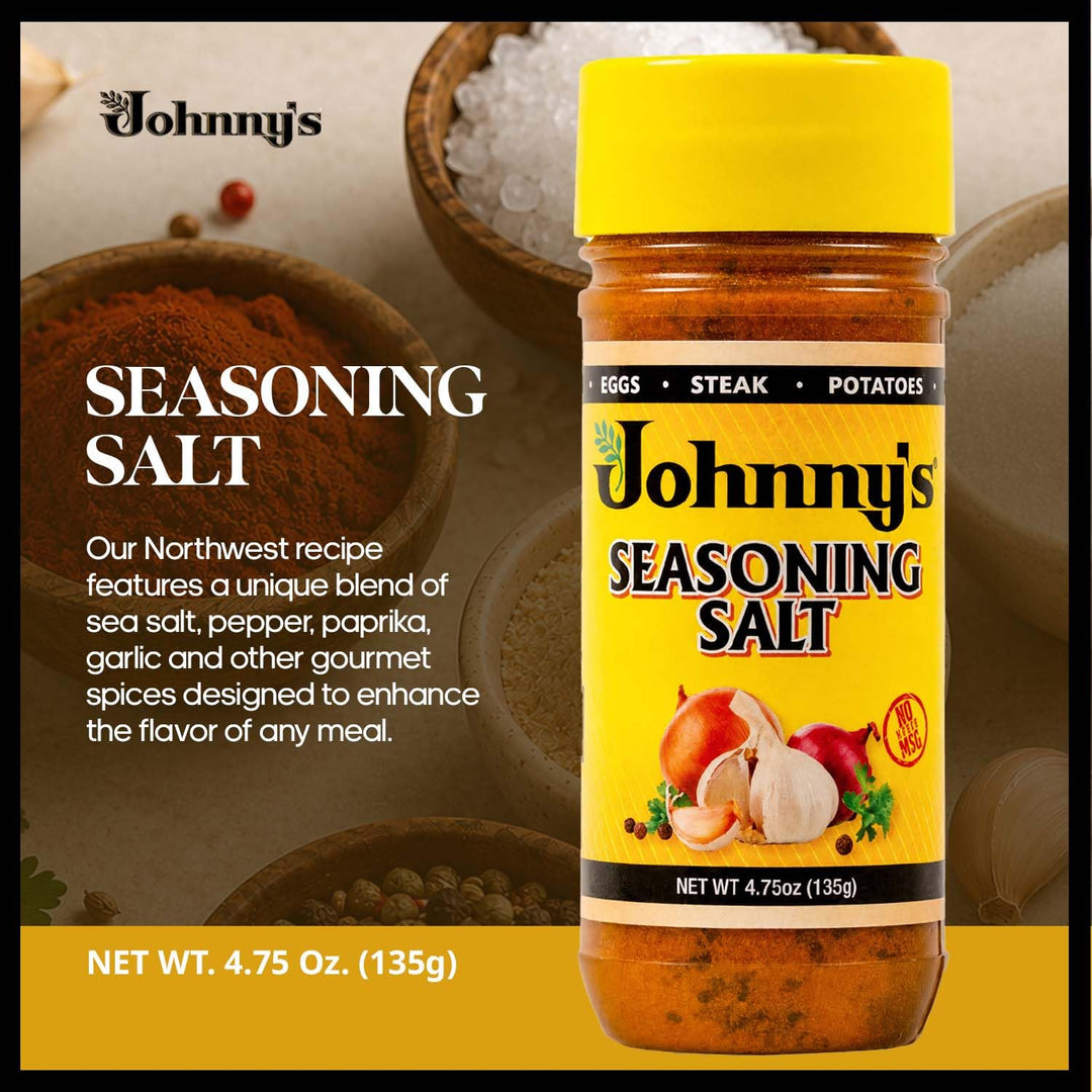 Johnny's Seasoning Salt, 4.75 oz