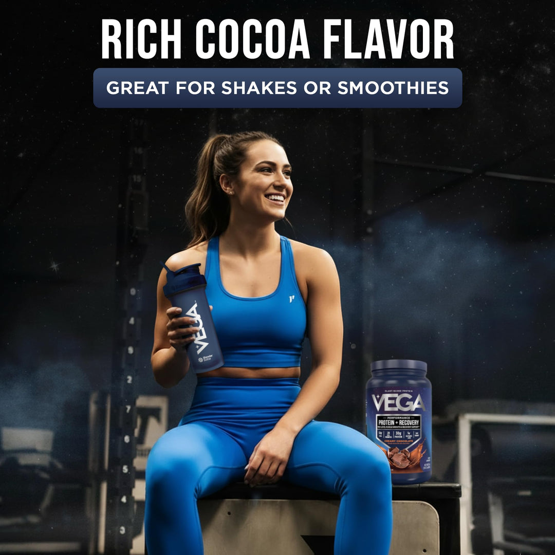Vega Protein Plus Recovery, Chocolate, 28.8 oz
