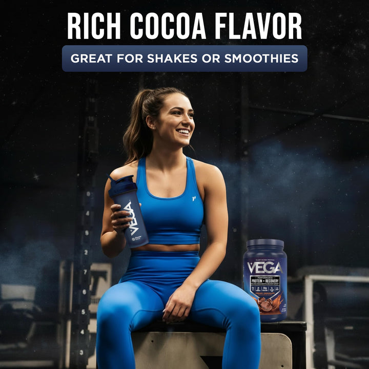 Vega Protein Plus Recovery, Chocolate, 28.8 oz