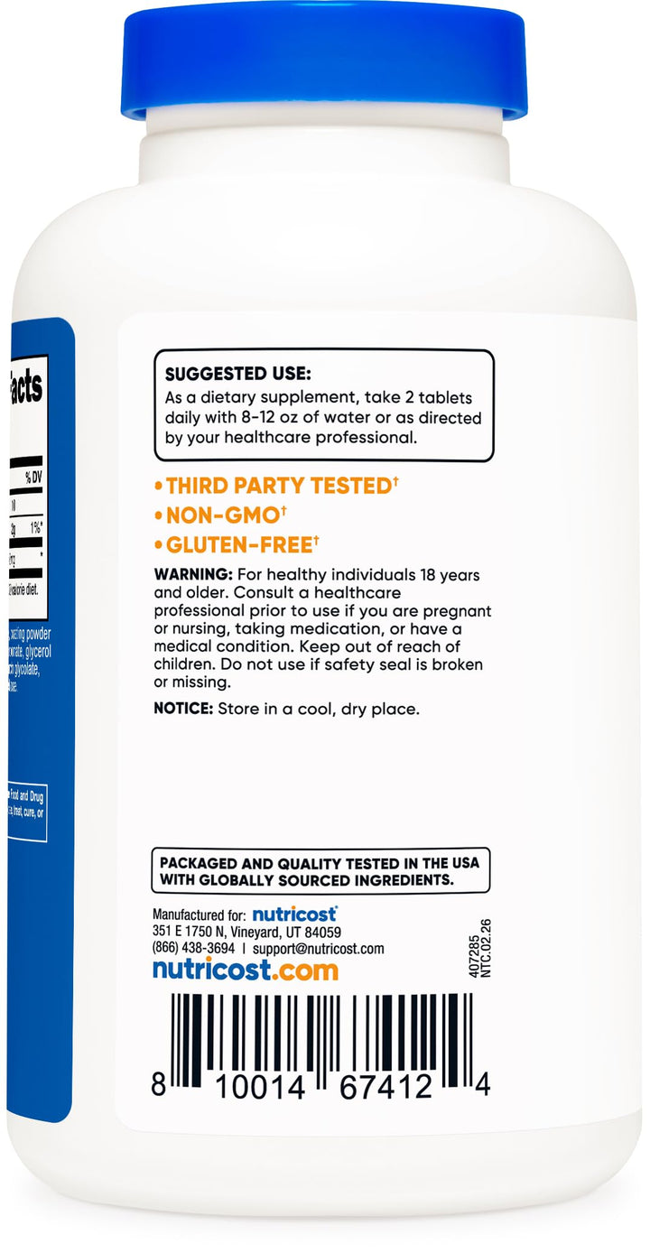 Nutricost MSM Tablets, 2000 mg, 240 Count