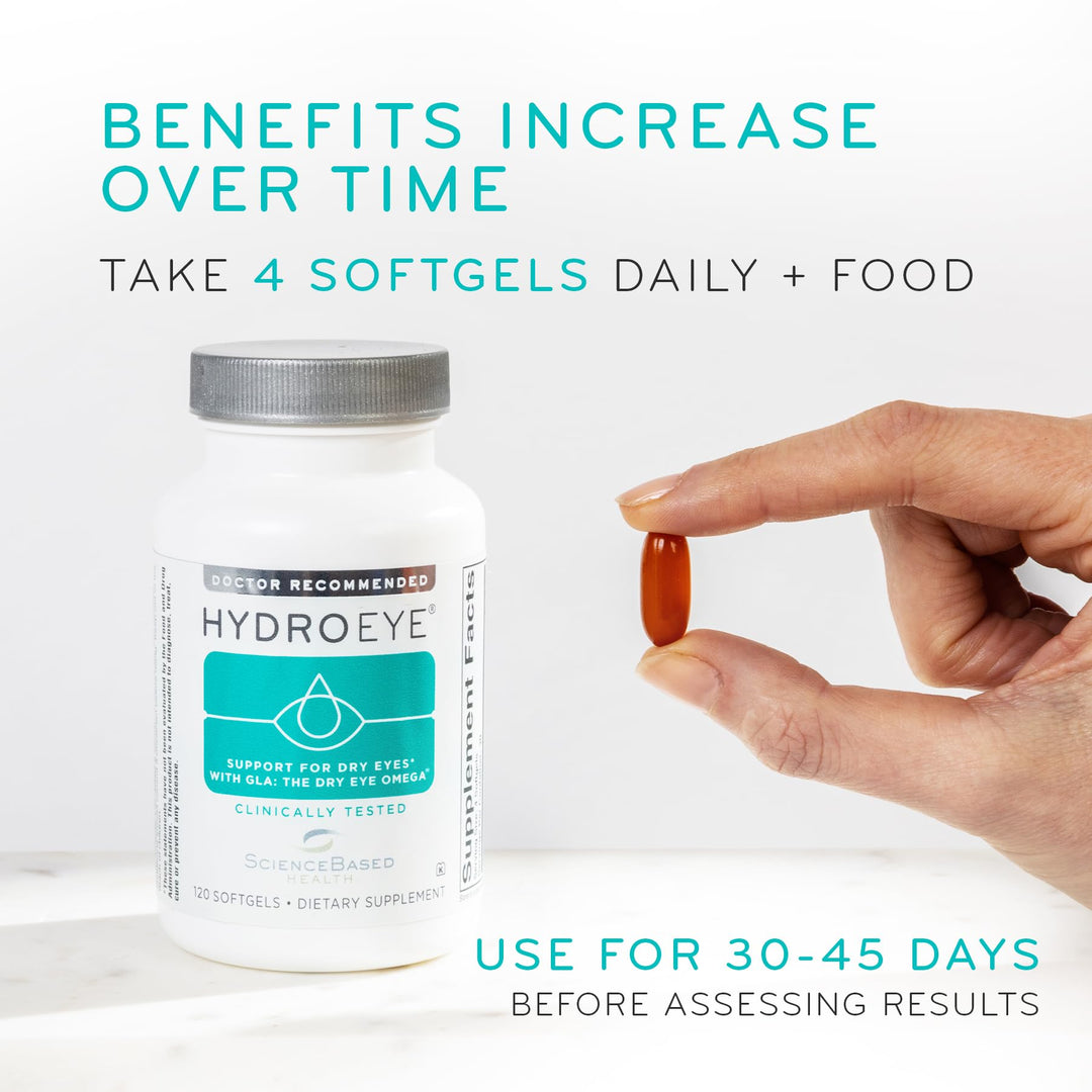 ScienceBased Health HydroEye Softgels, 120 Count
