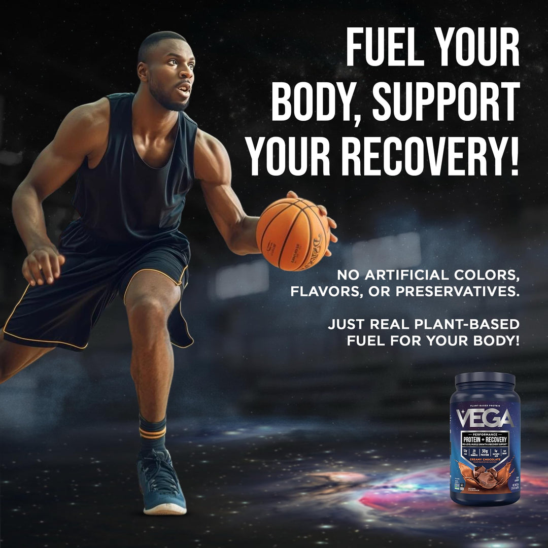 Vega Protein Plus Recovery, Chocolate, 28.8 oz