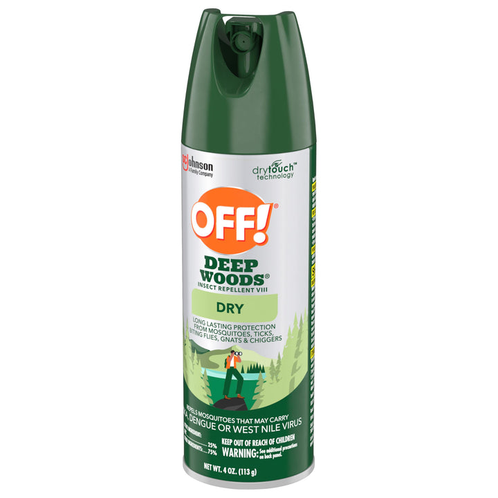 OFF! Deep Woods Dry Insect Repellent Spray, Pack of 2