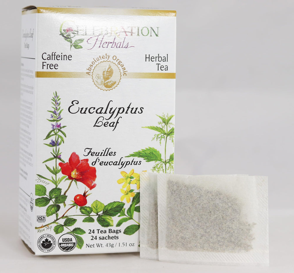 Celebration Herbals Eucalyptus Leaf Organic, 24 Count, 0.02 lb