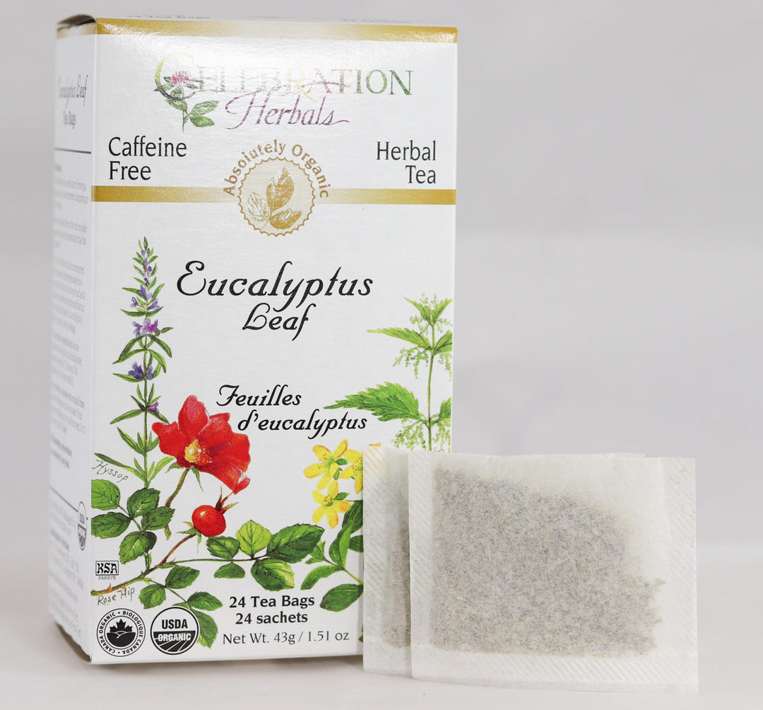 Celebration Herbals Eucalyptus Leaf Organic, 24 Count, 0.02 lb
