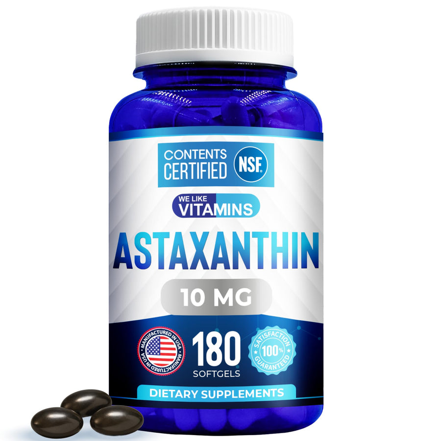 We Like Vitamins Astaxanthin 8 mg Capsules, 180 Count