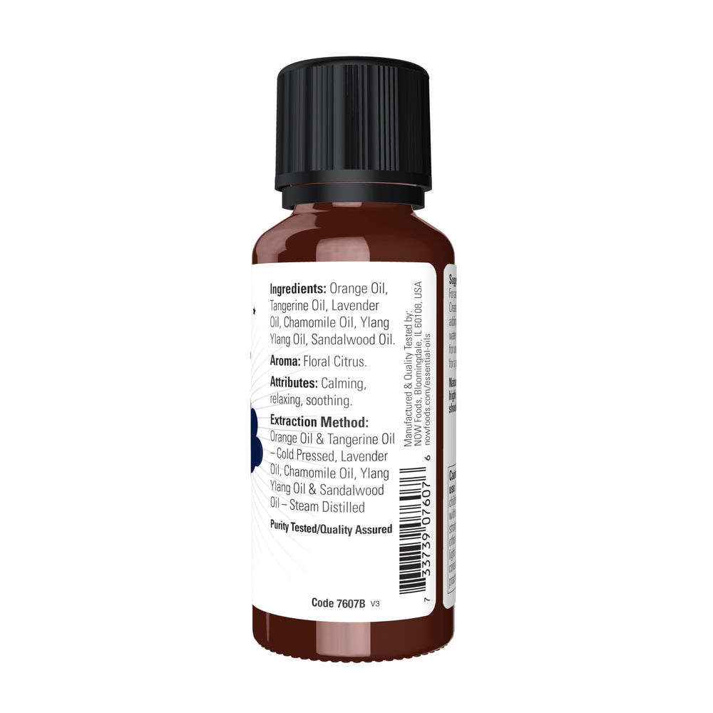 NOW Essential Oils Peaceful Sleep Oil Blend, 1 fl oz