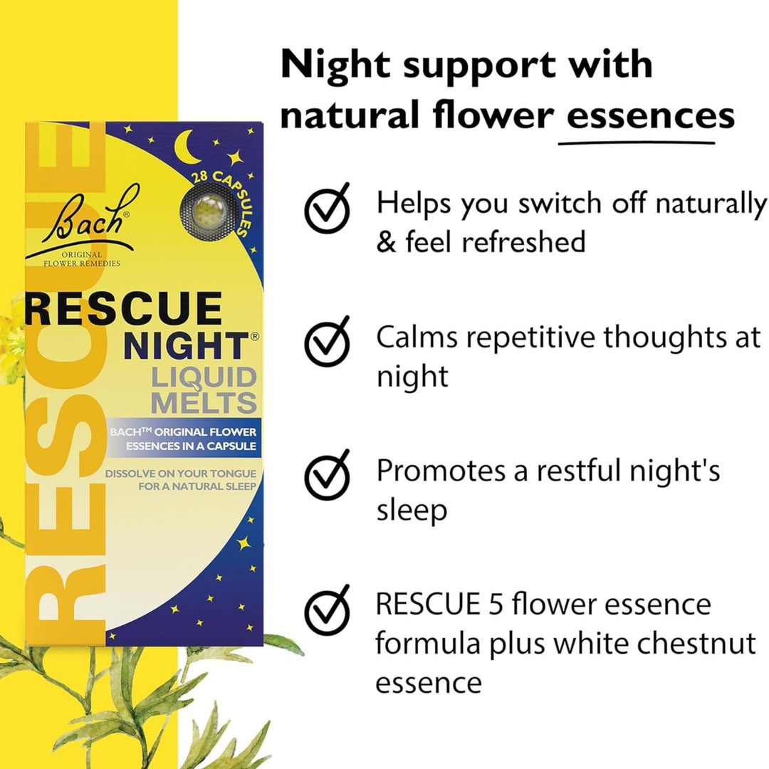 RESCUE Sleep Liquid Melts, Natural Orange Vanilla, 28 Count