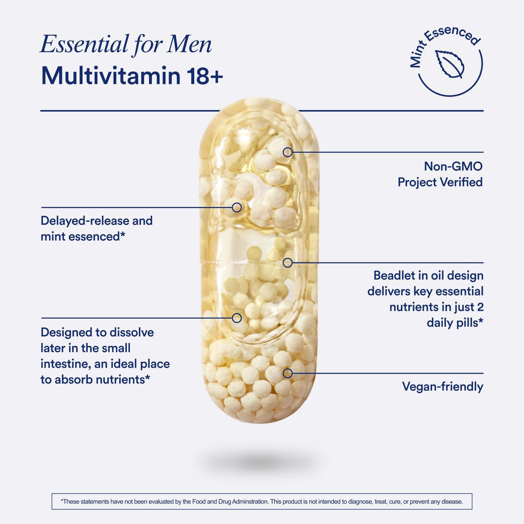 Ritual Multivitamin for Men 18+, Mint Essenced, 30 Count