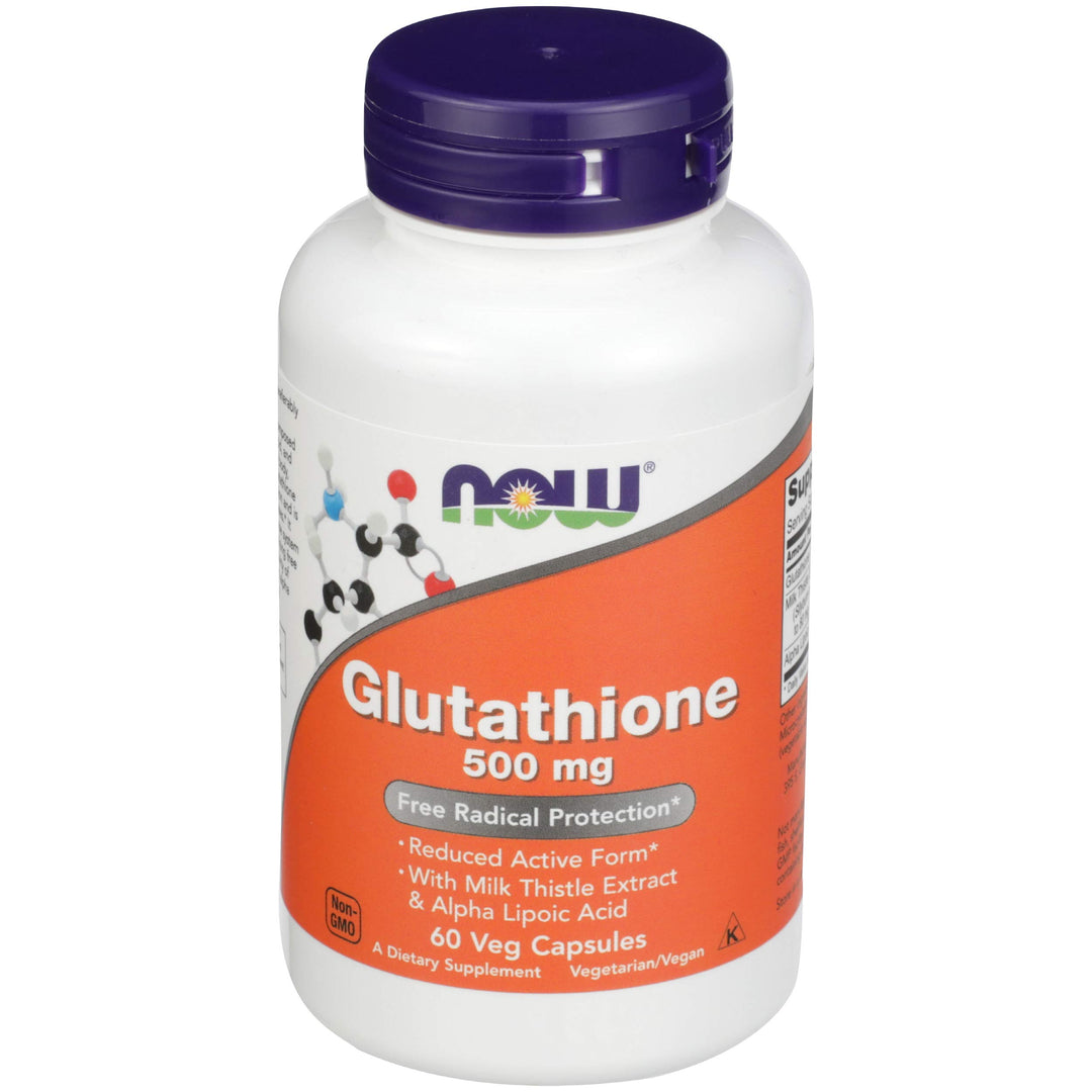 NOW Glutathione 500 mg, 60 Count