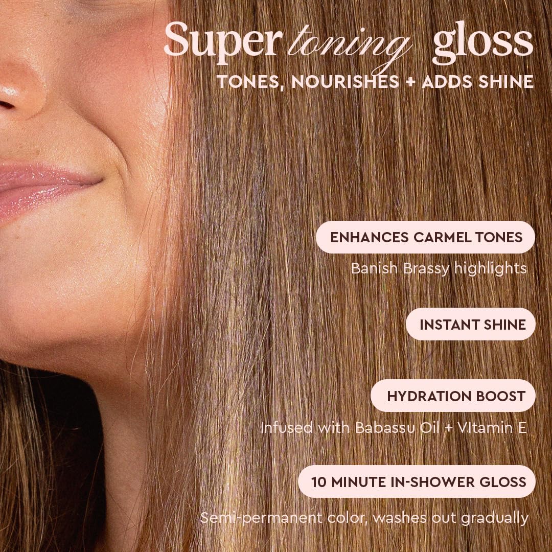 Glaze Supergloss Color Conditioning Gloss, Caramel Lights, 6.4 fl oz