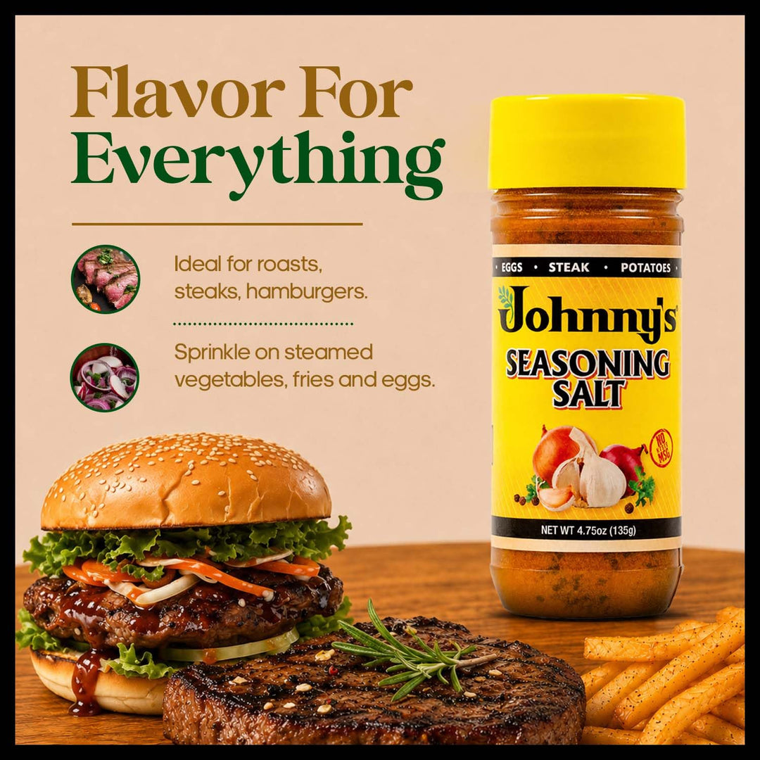 Johnny's Seasoning Salt, 4.75 oz