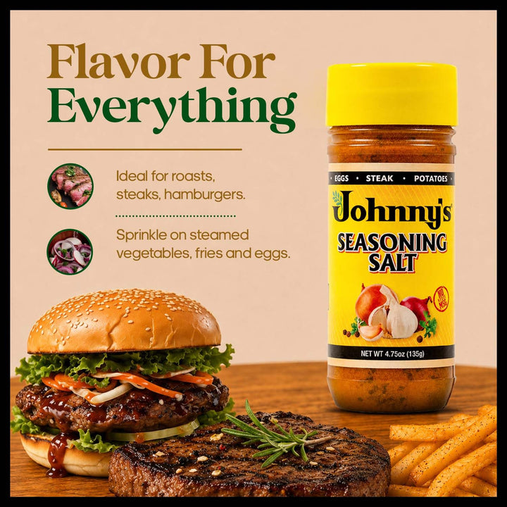 Johnny's Seasoning Salt, 4.75 oz