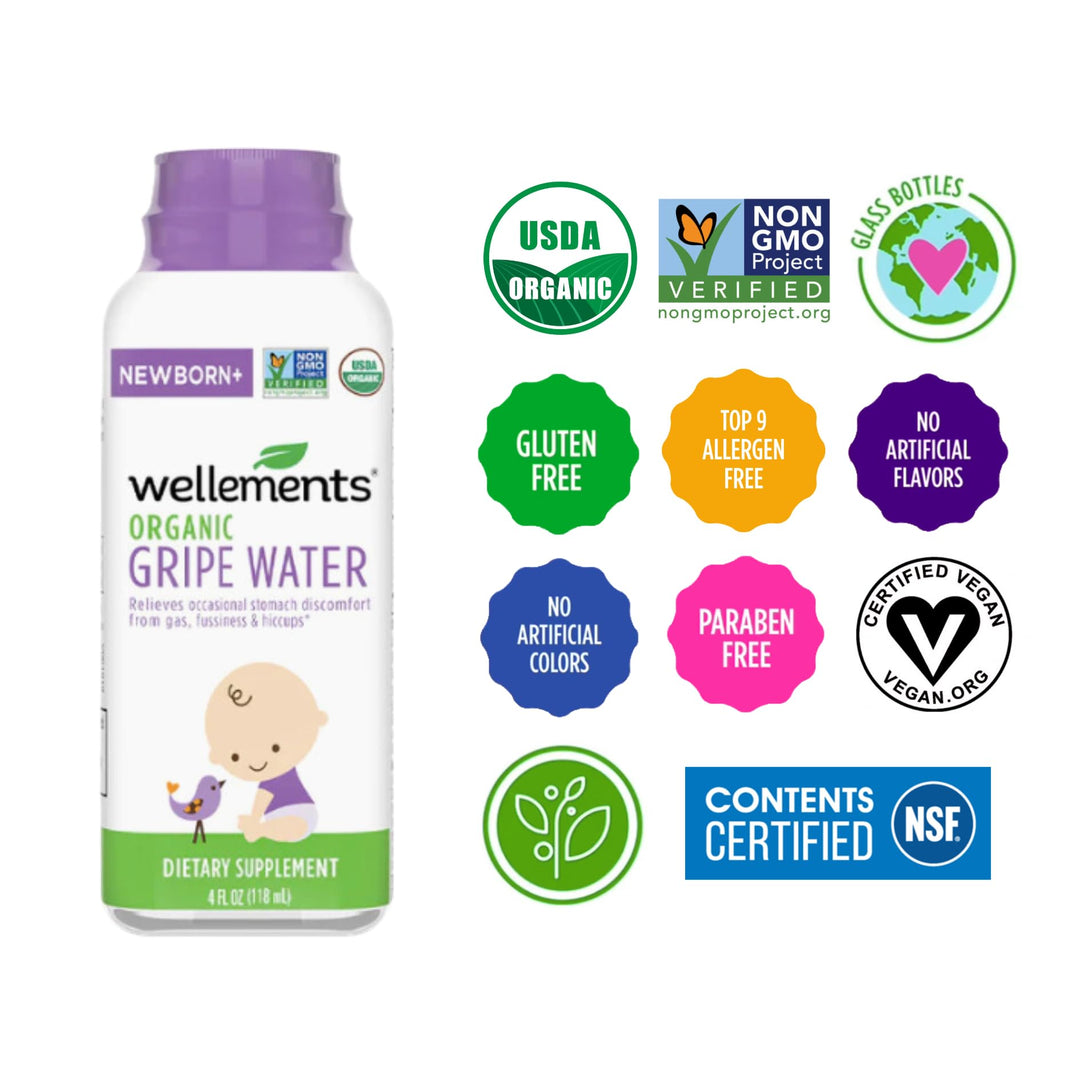 Wellements Gripe Water, 4 fl oz