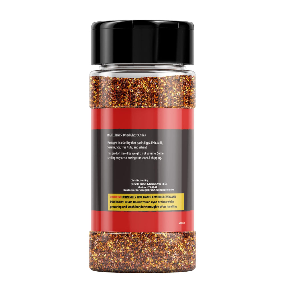 BIRCH & MEADOW Ghost Chile Pepper Flakes, 1.8 oz