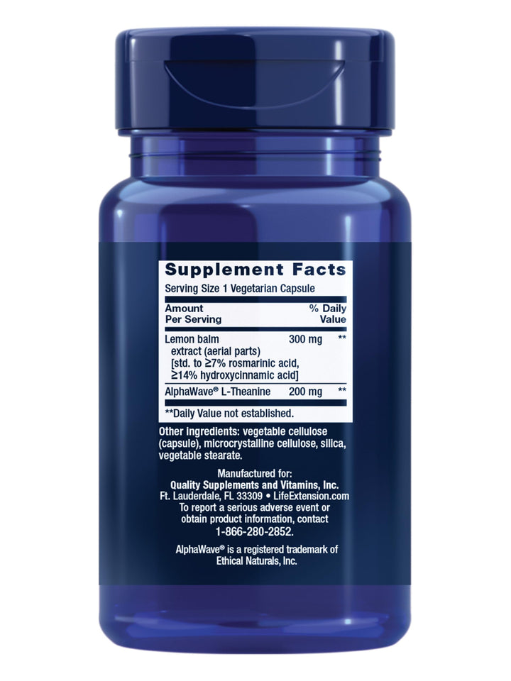 Life Extension Natural Stress Relief, 30 Count