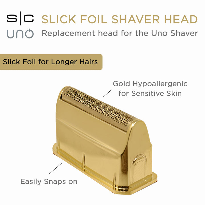 STYLECRAFT Uno Cordless Foil Shaver, Slick Gold, Mini