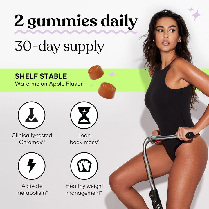 Lemme Tone Metabolism Gummies, Watermelon Apple, 30 Count
