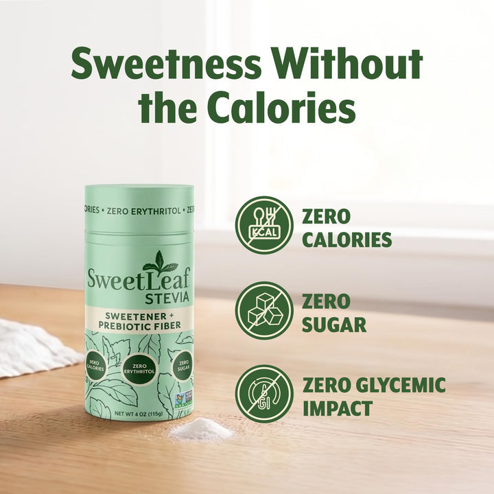 SweetLeaf SteviaPlus Powder, 4 oz