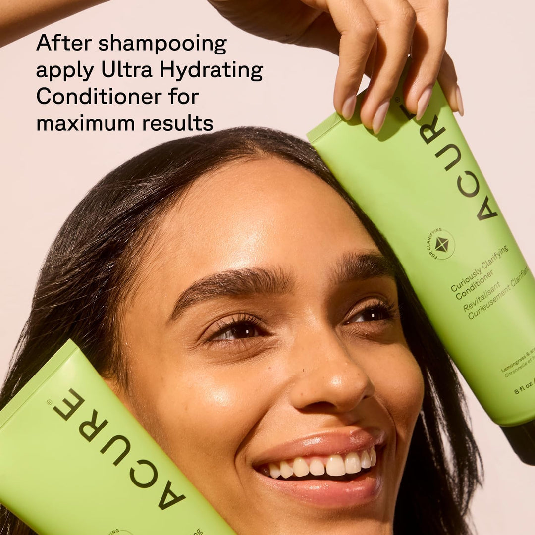 Acure Curiously Clarifying Shampoo, Lemongrass & Argan, 8 fl oz