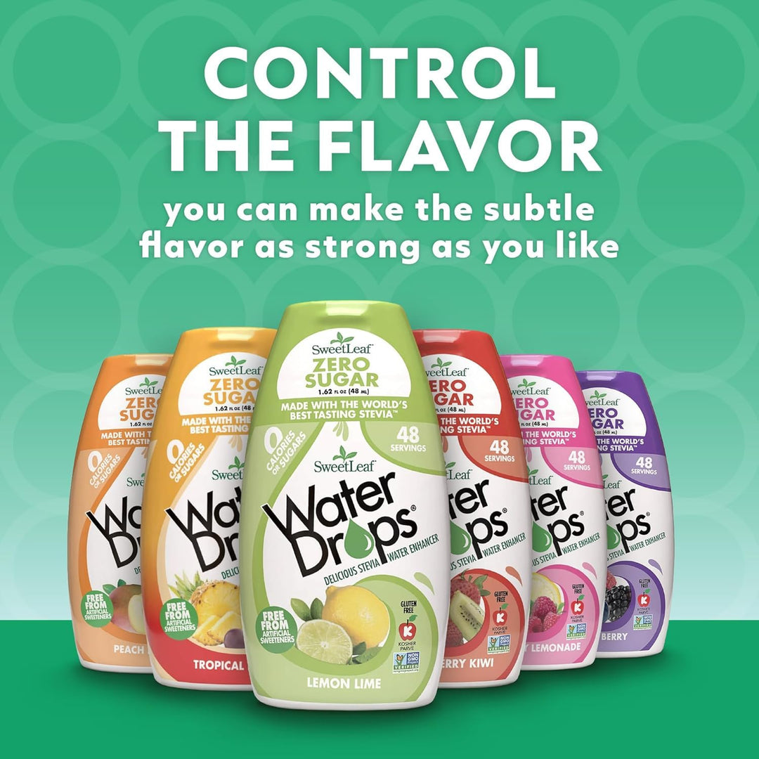 SweetLeaf Water Flavoring Drops, Strawberry Kiwi, 1.62 fl oz