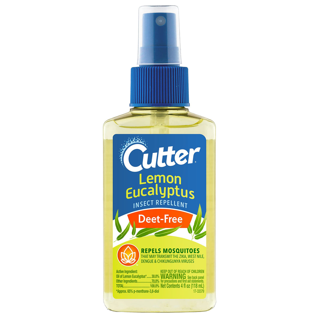 Cutter Lemon Eucalyptus Insect Repellent Spray, 4 oz
