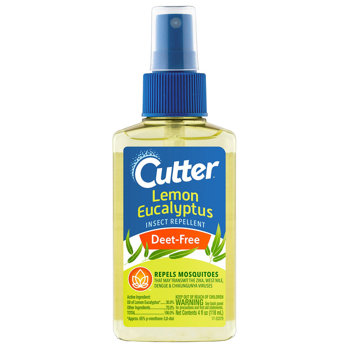 Cutter Lemon Eucalyptus Insect Repellent Spray, 4 oz