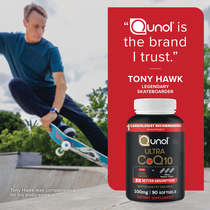 Qunol Ultra CoQ10, 100 mg, 120 Count