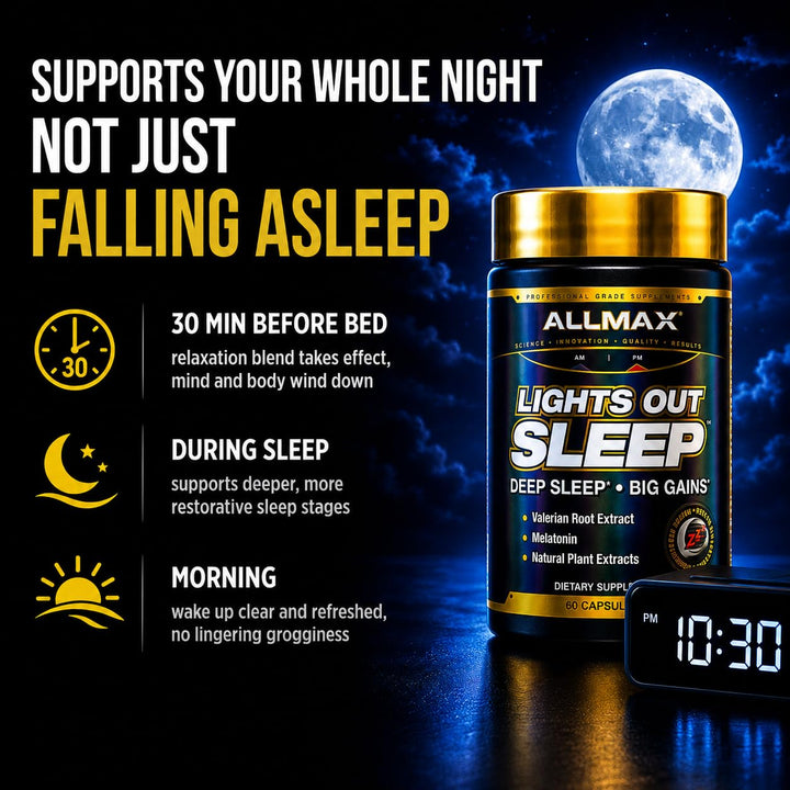 ALLMAX Lights Out Sleep, 60 Count