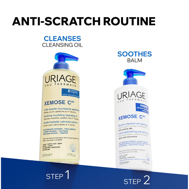 Uriage Xemose C8+ Soothing Oil Cleanser, 500 ml
