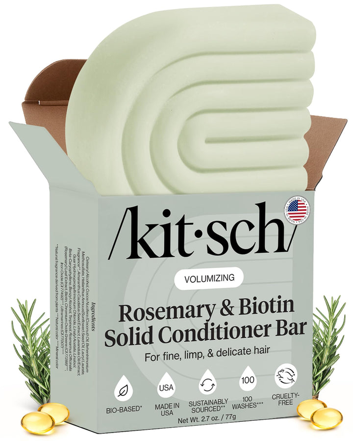 Kitsch Conditioner Bar, Rosemary & Biotin, 2.7 oz
